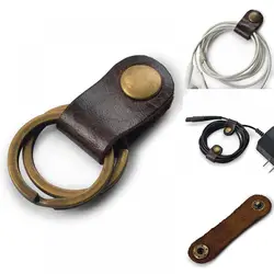 Cable Holder Organizer Bobbin Winder Leather Earphones Cable Management Wrapped Cord Line Wrap Wire wirding thread tool Cable Holder Organizer Bobbin Winder Leather Earphones Cable Management Wrapped Cord Line Wrap Wire wirding thread tool