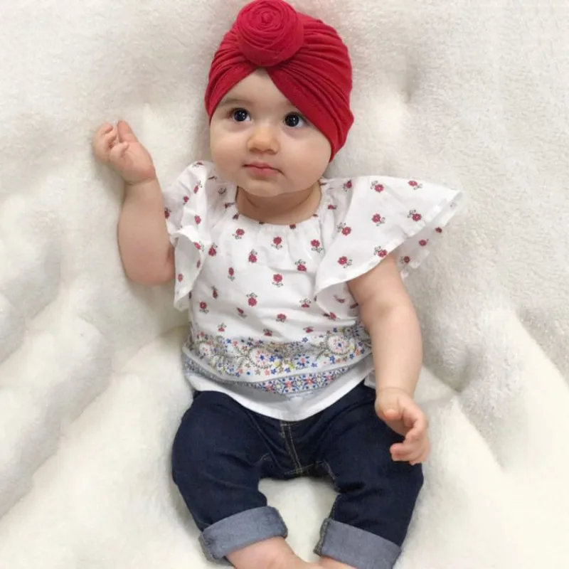 Newborn Подставки для фотографий детская шапка Кепки наушники Йога милые Шапки для девочек хлопка детские шляпа 5 цветов 2018