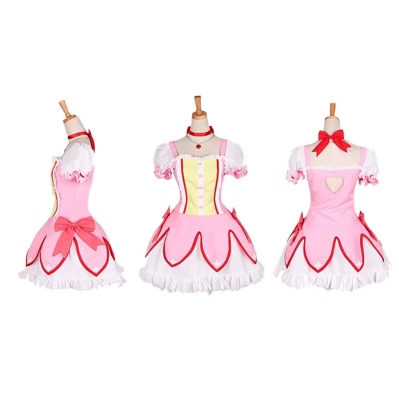 Аниме Puella Magi Madoka Magica Косплей Kaname Костюм Хэллоуин|costume halloween|madoka magica cosplaymadoka cosplay |