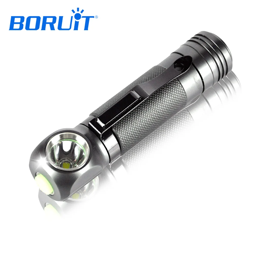 

BORUIT 1000 LM XPL V5 LED Flashlight Mini Armygreen Headlight 18650 Battery Tactical Torch For Bicycle Camping Fishing Hunting
