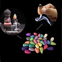 25 шт./пакет Горячая натурального Ладан, конус, красочные аромат Incienso, арома лампа, смешанный запах свежий воздух Жасмин Insence для очистки воздуха