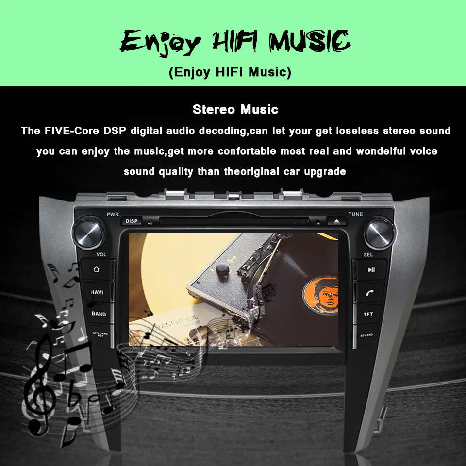 Cheap 1024*600 HD Android 9.0 car gps navigation dvd Player for Toyota camry 2015 2016 2017 2018 2019 With 4G Radio Bluetooth Navi Map 4