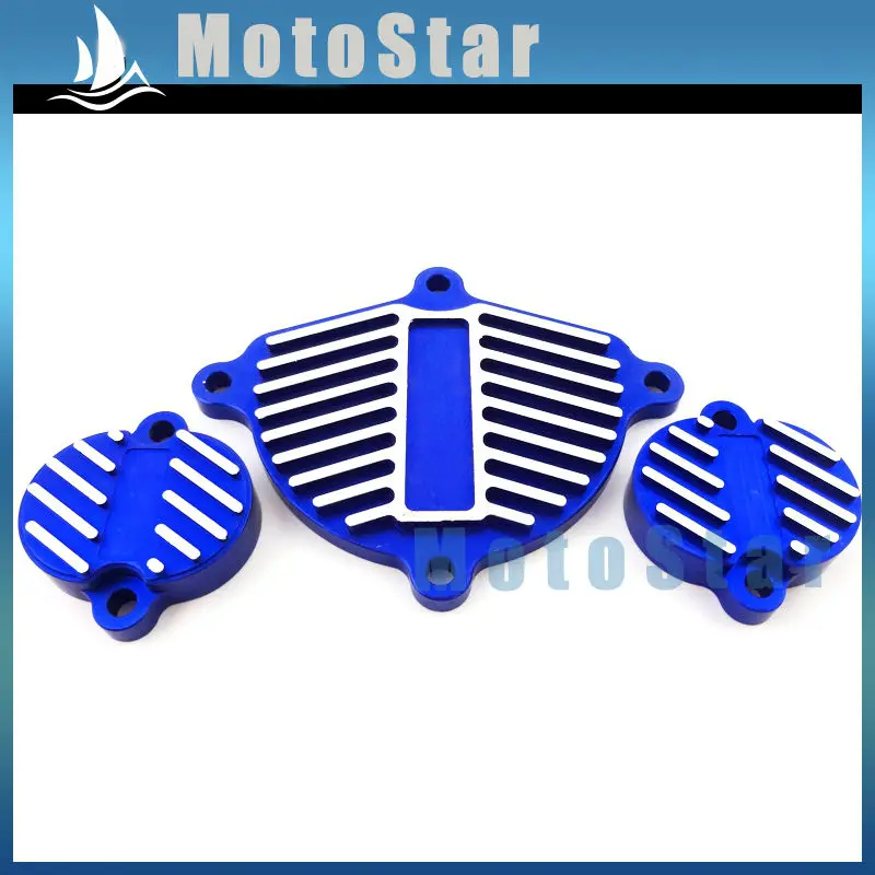 Синий сплав Cam крышка клапана колпачок платье комплект для китайского YX 150cc 1P60FMJ 160cc 1P60FMK двигатель питбайк мотоцикл