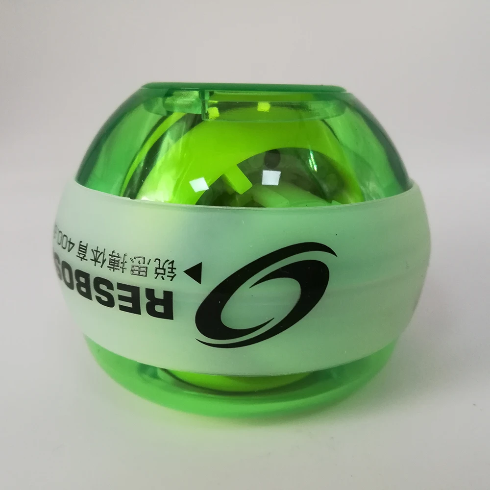 Resbo New Gyroscope Workout Wrist Arm Green Hand Muscle Force Power Exercise Strengthen Ball Trainer Fitness Equipment