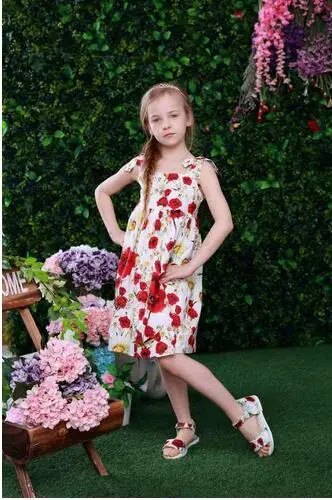 red poppy dress