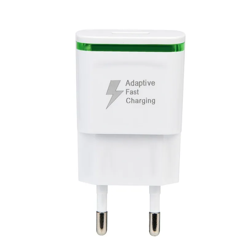 

CARPRIE QC3.0 USB Port Charger Fast Charge for iPhone for Samung Light LED EU Plug Wall Adapter Mobile Charging Phone