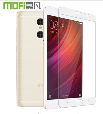 Для Xiaomi Redmi Pro закаленное стекло полное покрытие ультра-тонкий MOFI оригинальный для Xiaomi Redmi Pro защита экрана Очистить Белое золото