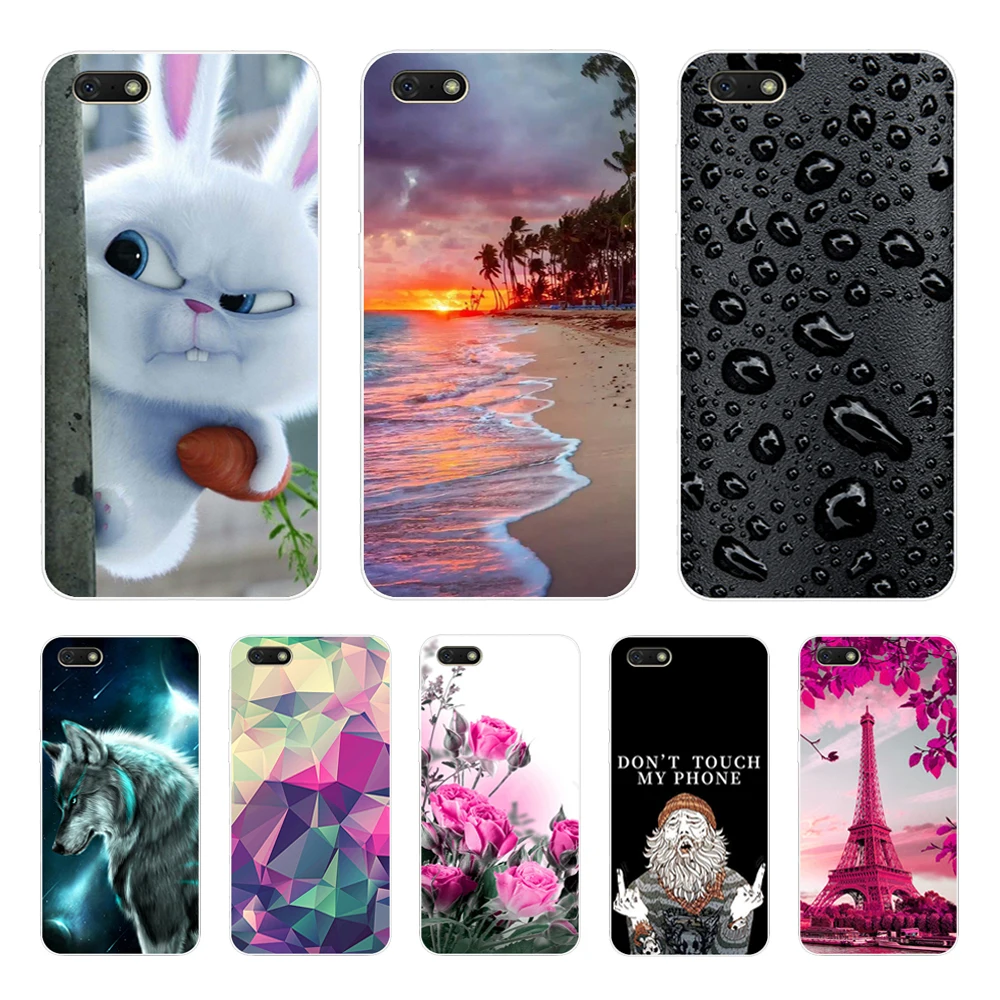 

Case For Huawei Honor 7 A 7A DUA-L22 5.45" Cover Animal Patterned TPU Soft Shell For Huawei Honor 7A 7 A Case Phone Back Cover