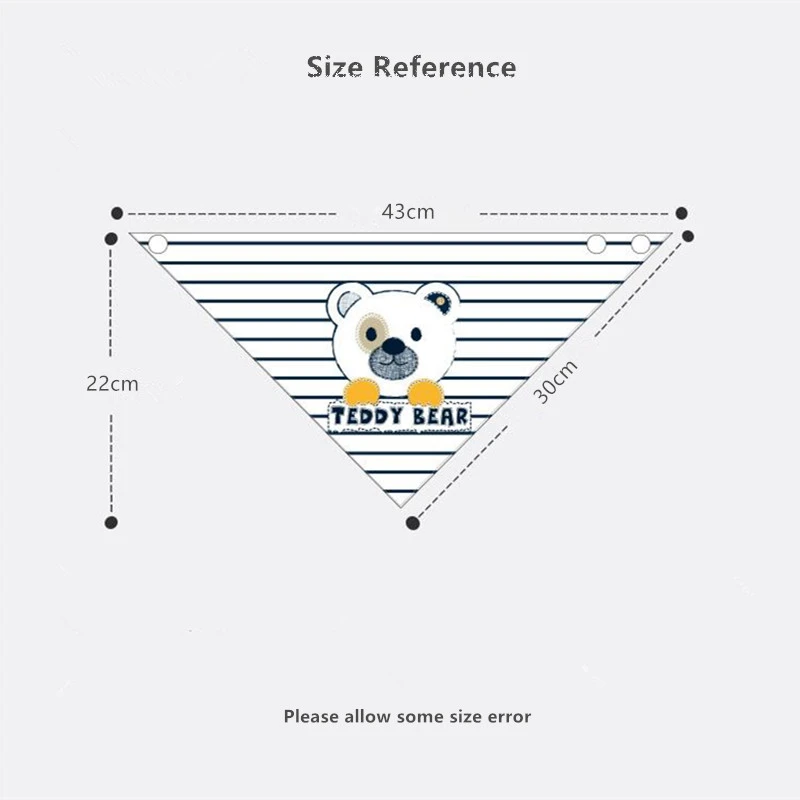 Милые Мультяшные детские нагрудники, хлопковая бандана, слюнявчик для новорожденных, слюнявчик для мальчиков и девочек