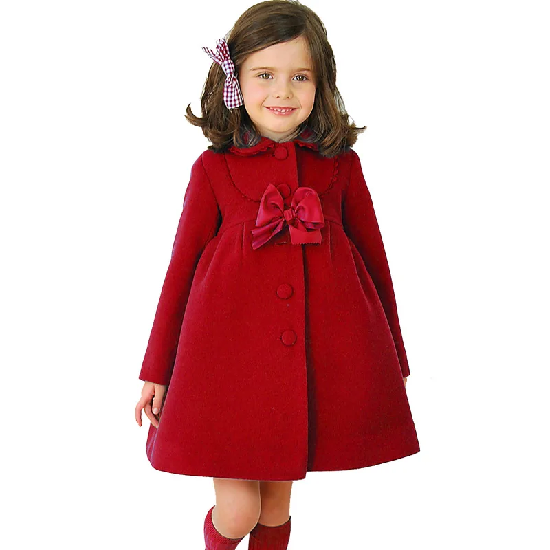 Nouvelle Conception Automne Mode Fille Manteau Filles Veste Droite Arc  Manteau Enfants Princesse Enfants Vestes