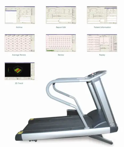 CONTEC CONTEC8000S беспроводной упражнения стресс ЭКГ анализа системы машина ПК программного обеспечения EMS