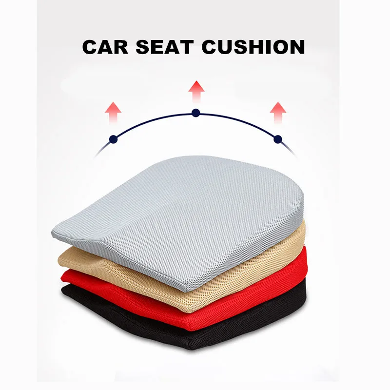 

Brethable Increase Car Seat Cushion For Height Interior Accessories Memory Foam Auto Seats Mats For Short People Universal Size