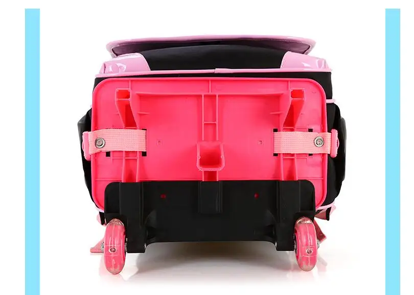 Рюкзак-тележка для школы, сумка для девочек, школьная сумка с колесами для девочек, детские багажные сумки на колесиках, рюкзаки для девочек