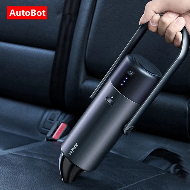 Автомобильный пылесос AutoBot 4800pa мощный беспроводной ручной для влажной и сухой