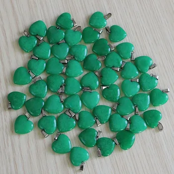 

Natural malaysian jades stone love heart stone beads pendants 20mm for DIY jewelry making women gift wholesale free shipping