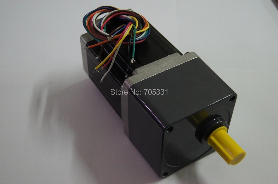 

4-lead 1.8 Angle Gear Ratio 1:3 NEMA 34 Geared Stepper Motor with 8.5N.m Holding Torque Motor Length 118mm