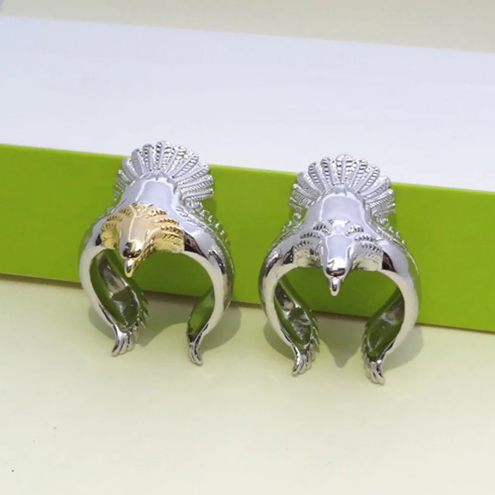 Модное кольцо из нержавеющей стали 1 шт. в стиле ретро с крыльями орла, мужское кольцо