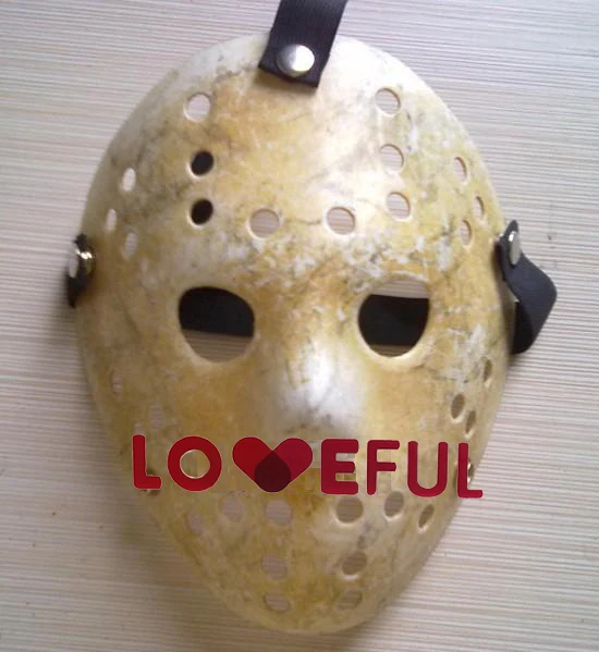 

New Make Old Cosplay Delicated Jason Voorhees Freddy Hockey Festival Party Halloween Masquerade Mask Type 3 --- Loveful