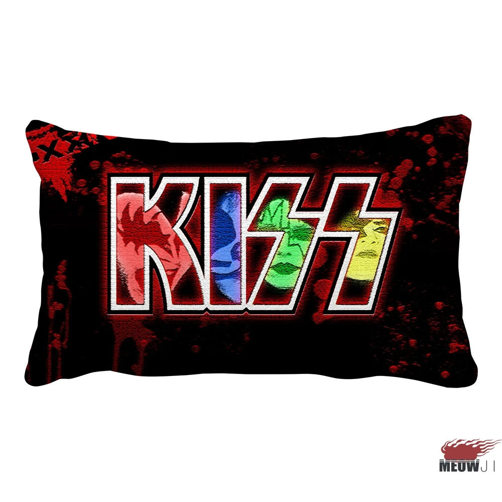 Kiss Band многоразмерный прямоугольный чехол для подушки