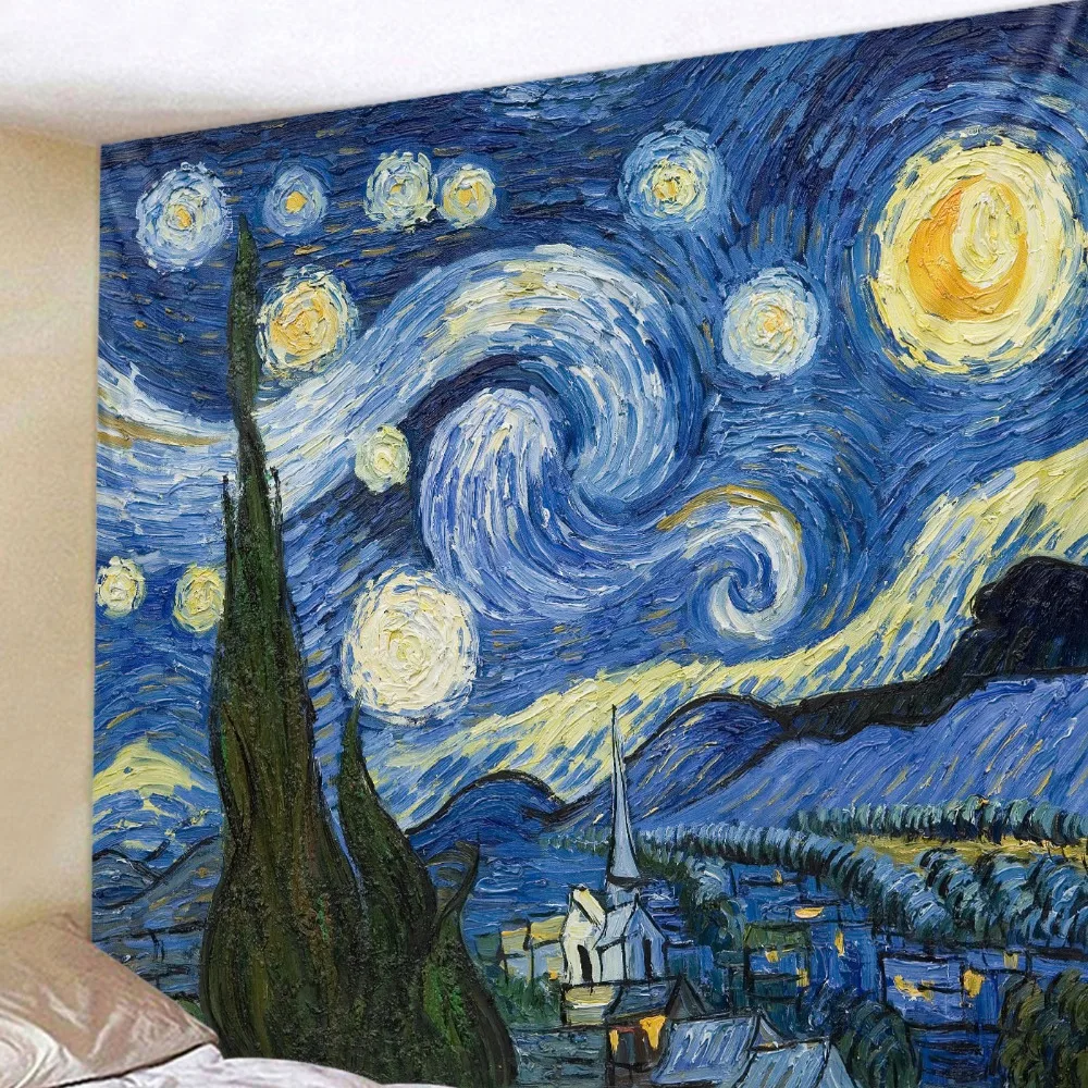 Indian Galaxy Space Animals Tapestry Wall Hanging Home Decor Bohemian Blanket