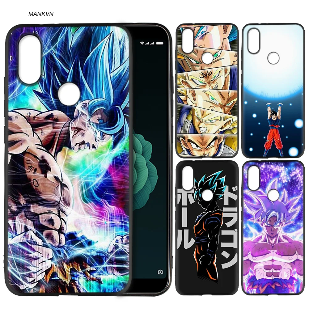 

Silicone Soft Case Cover for Xiaomi A2 Lite A1 Redmi S2 Note 5 Plus 6 6A 4 4X Pro Poco F1 Dragon Ball Son Goku