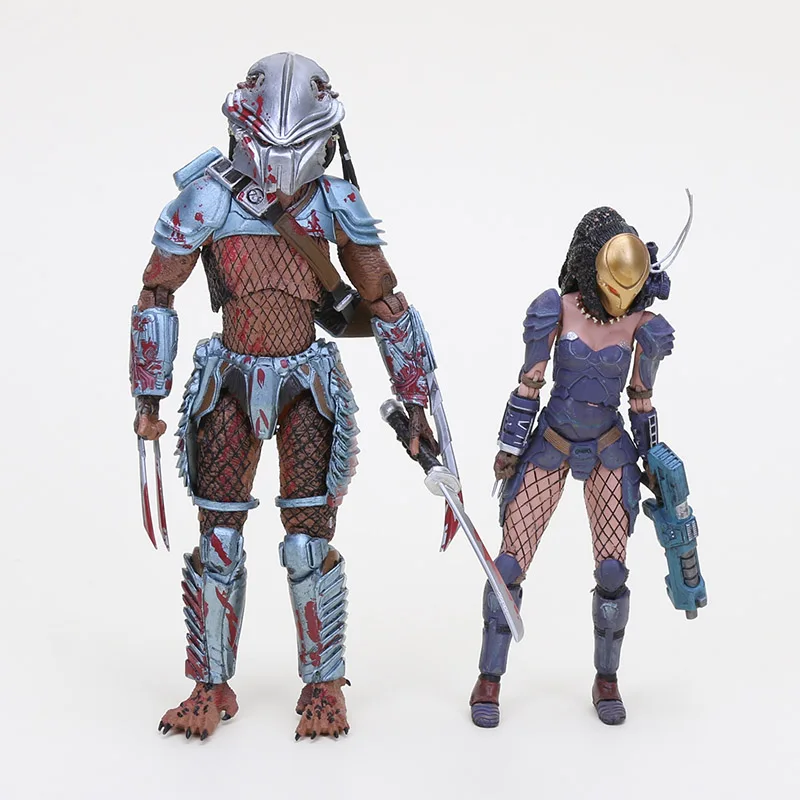 21 см игрушки NECA 1986 Alien vs Predator Machiko Noguchi Hornhead хищник, ПВХ фигурка Коллекционная модель куклы Aliens Eggs