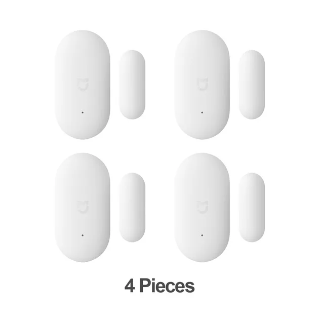4pcs xiaomi mi jia датчик окна двери карманный размер xiaomi умный дом комплекты сигнализации работа с шлюзом mi jia mi Home app - Цвет: 4pcs