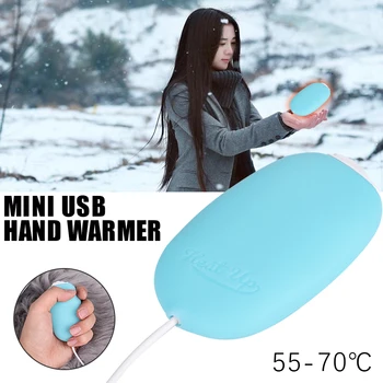 

Silicone Portable Hand Warmer USB Electric Heater Rechargeable Winter Mini Home Double-Sided Heater Warming Product