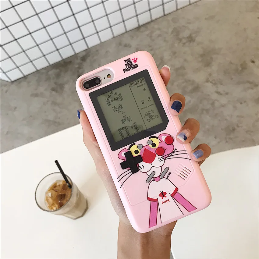 Full-Color-Display-Phone-Case-For-iPhone-6-6S-Plus-Cover-Retro-Game-Console-Case-For
