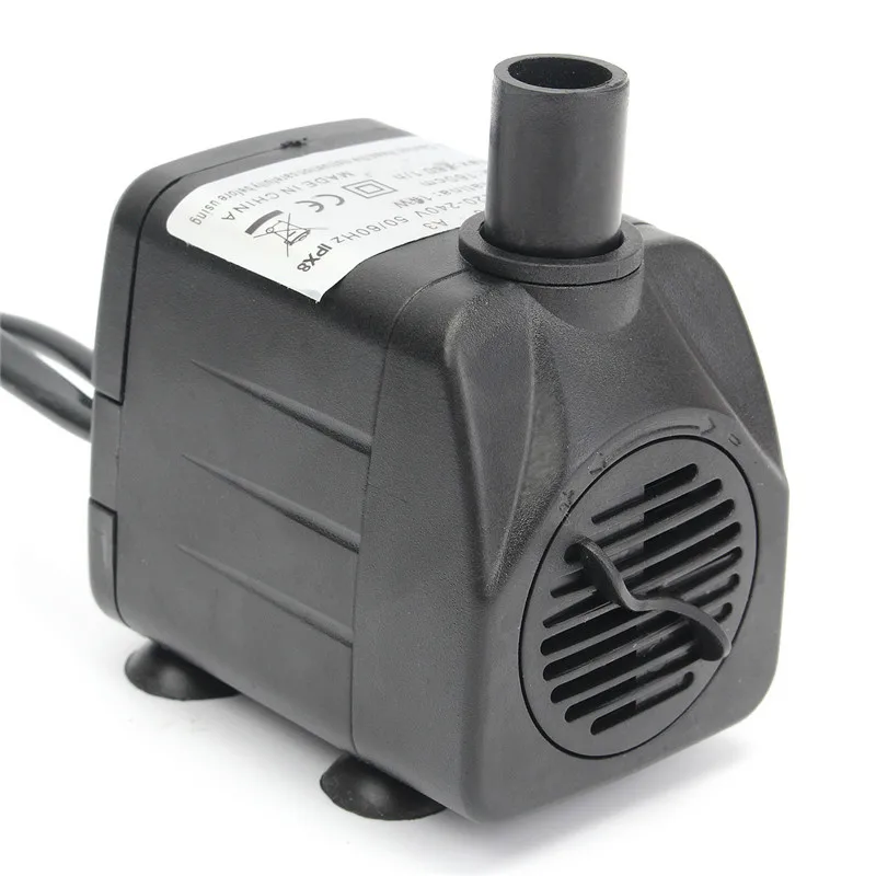 

Black Submersible Water Pump 12 LED Light FOR Aquariums Fish Pond Fountain Sump 800L/H Waterfall Pumps