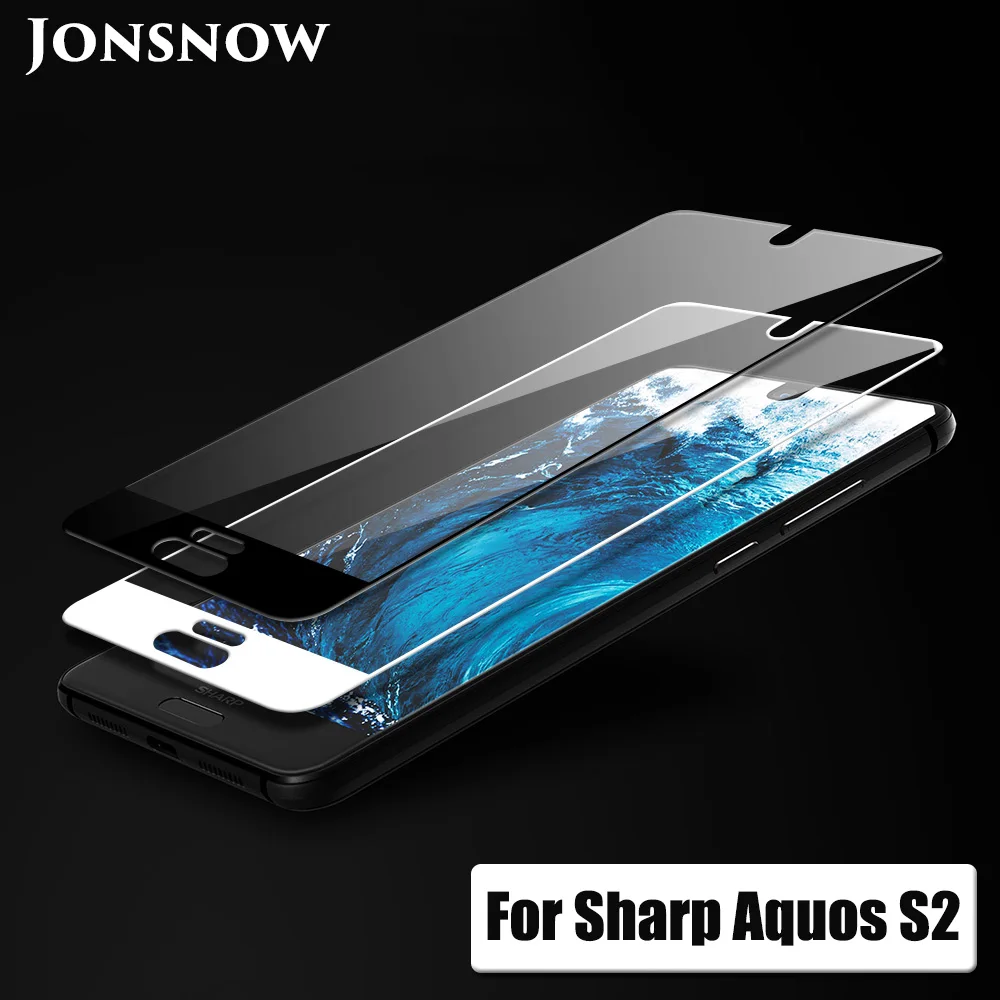 Полноэкранное стекло JONSNOW для Sharp Aquos S2 закаленное C10 Взрывозащищенная защитная