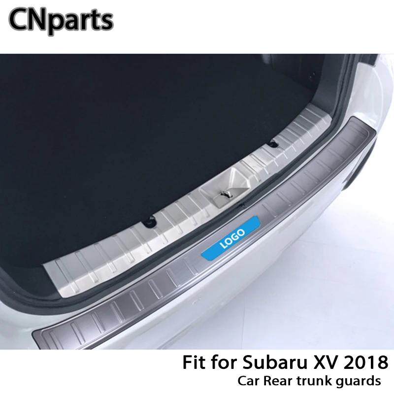 

CNparts For Subaru XV 2018 Auto Car Rear Trunk Door Bumper Anti Scratch Strips Accessories