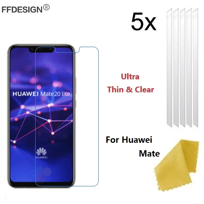 5х Защитная пленка для ЖК экрана Huawei Mate 20 Lite 9 8 7 10 (не стекло) экрана|Защитные