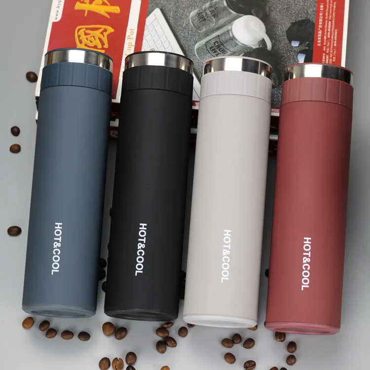

Insulate Thermos tea mug with Strainer Thermo mug Thermos Coffee cup Stainless steel thermal bottle Vacuum flask with lid