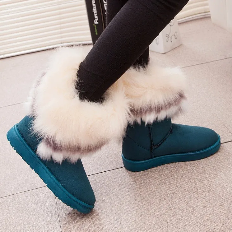 Дизайнерские ботинки; женские зимние ботильоны; женские теплые зимние ботинки на танкетке; bottes femme; женская повседневная обувь с лисьим мехом; botas mujer