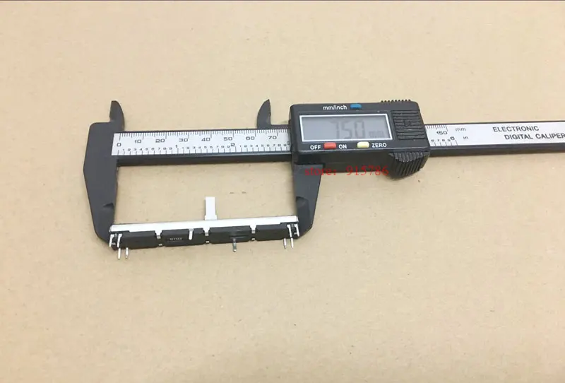 EPM8 EPM12 EFX8 микшер слайд потенциометры A10K A20K, A50K, B10K длина ручки 15 мм двойной фейдер стерео фейдеры для Soundcraft
