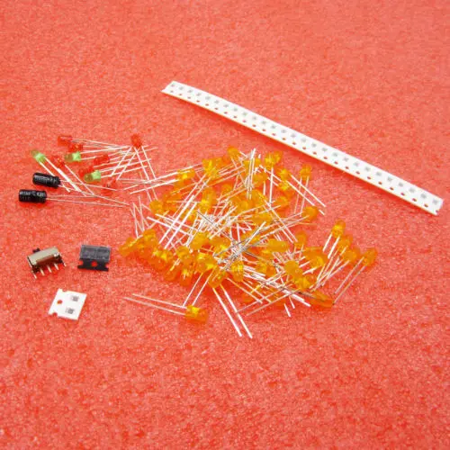 

DIY Kit Wobbly Windbell Fun electronic Wring 83 LEDs 5-9V 92*89MM Wind bell New