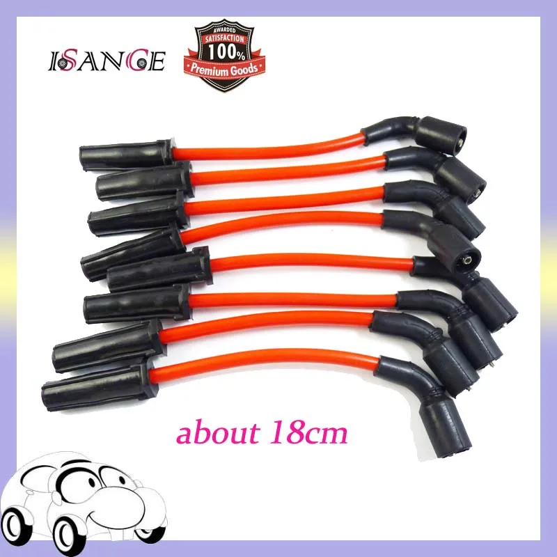 ISANCE Spark Plug Wires For GMC Chevrolet C,K 1500 2500 Suburban Tahoe
