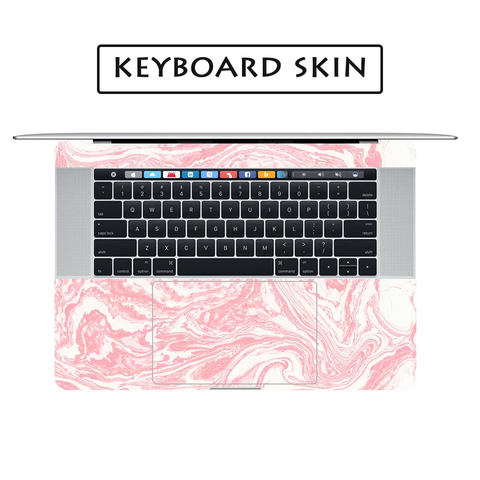 Чехол для ноутбука с красным мраморным покрытием чехол Macbook Pro Air Retina сенсорная