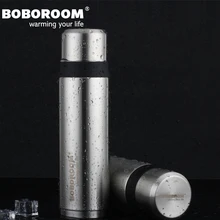 500 ML Termo Taza Ventosa Taza de Acero Inoxidable de Negocios Caliente Termo Botella Botella De Agua de Aislamiento Térmico Thermomug BOBOROOM