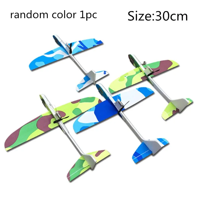 27 стилей EVA пенопластовый самолет из пенопласта ручной запуск метательный планер инерционный самолет модель самолета игрушки на открытом воздухе - Цвет: as pic