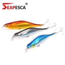 SEAPESCA Scorching Modal Minnow Fishing Lures Exhausting Bait 105mm 11g Synthetic Crankbaits 3D Eyes Vibration Pesca Isca Wobblers YA89