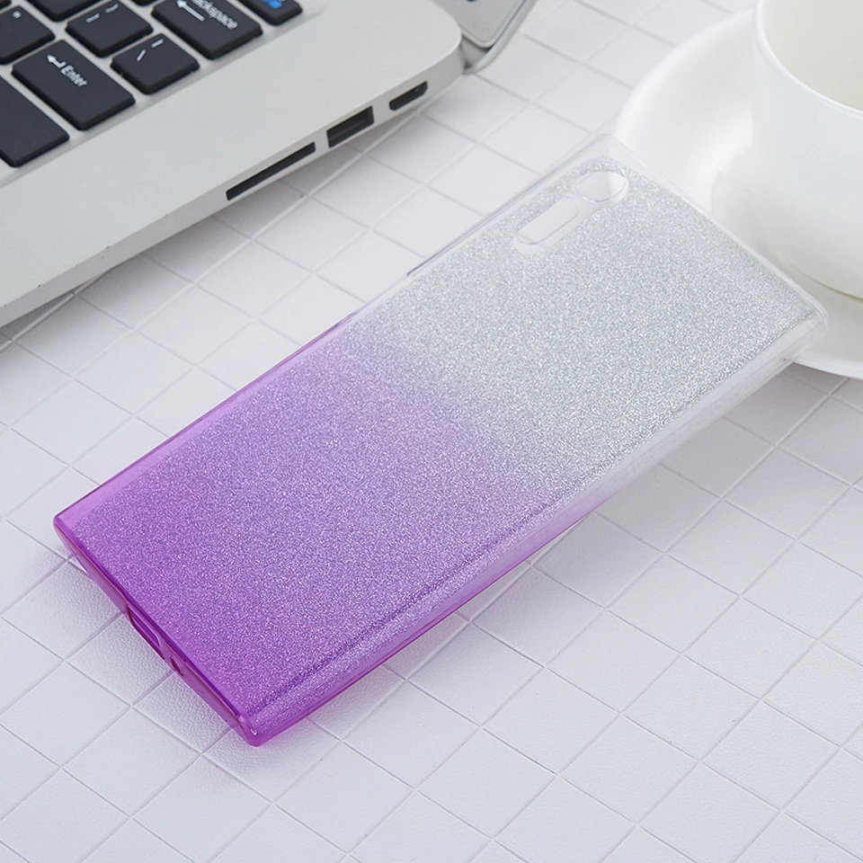 

Twilight Rainbow Glitter 2 in 1 TPU Case For Sony XZ Cover Z5 C5 C6 Xperia X XA XA1 XA2 XP Ultra XR XC XZ1 XZ2 Silicon Soft Case