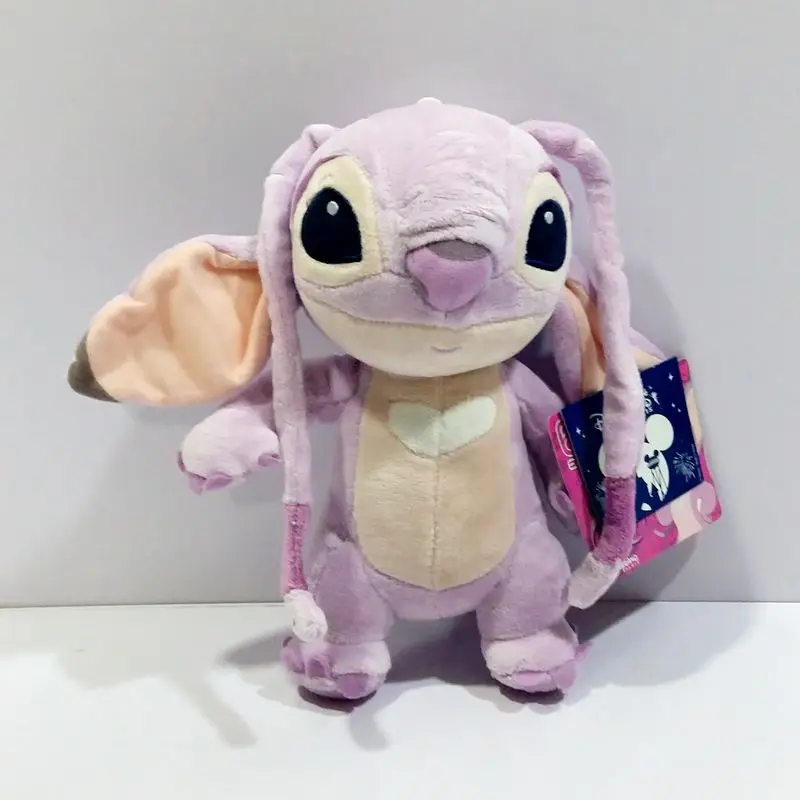 1pcs 22cm Lilo and Stitch Purple Angel Plush Toy Experiment 624 Baby Girls Toys for Children