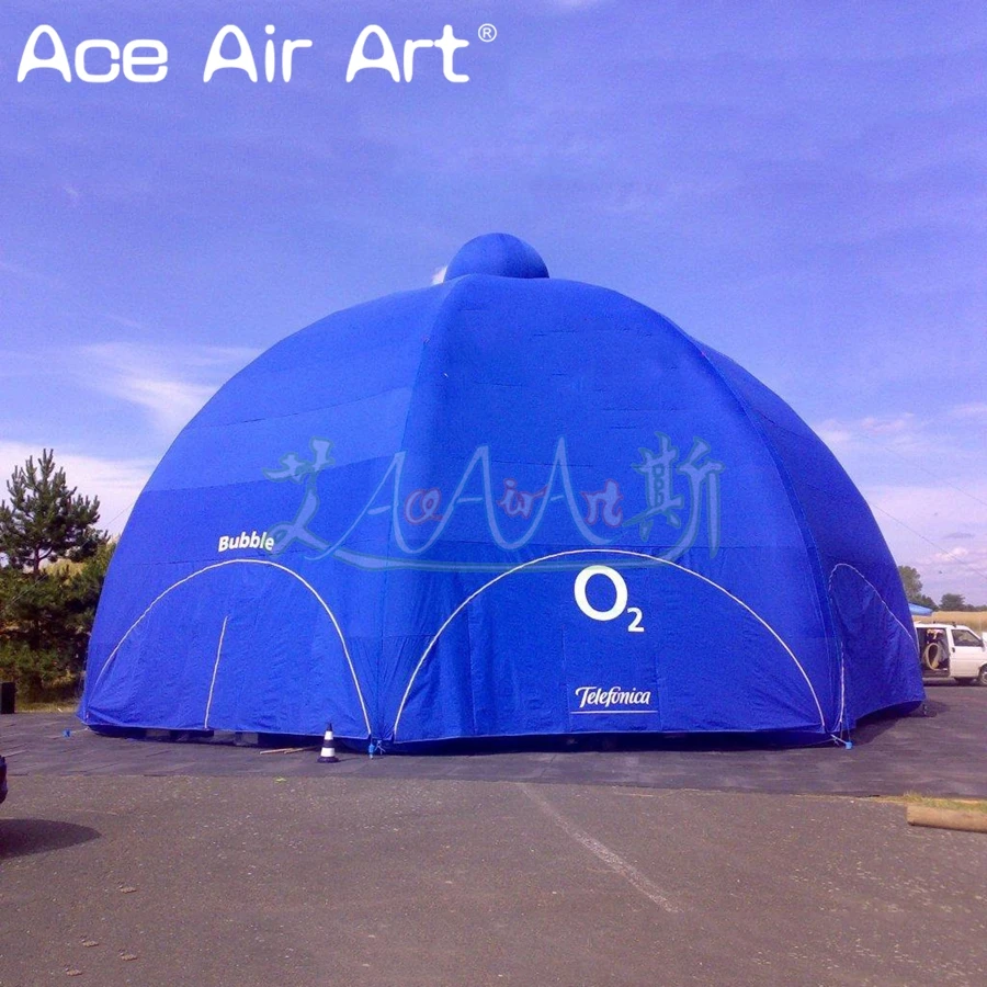 

Giant 12m diameter full cover inflatable spider tent/tentage,6 legs air dome marquee tent with removable doors
