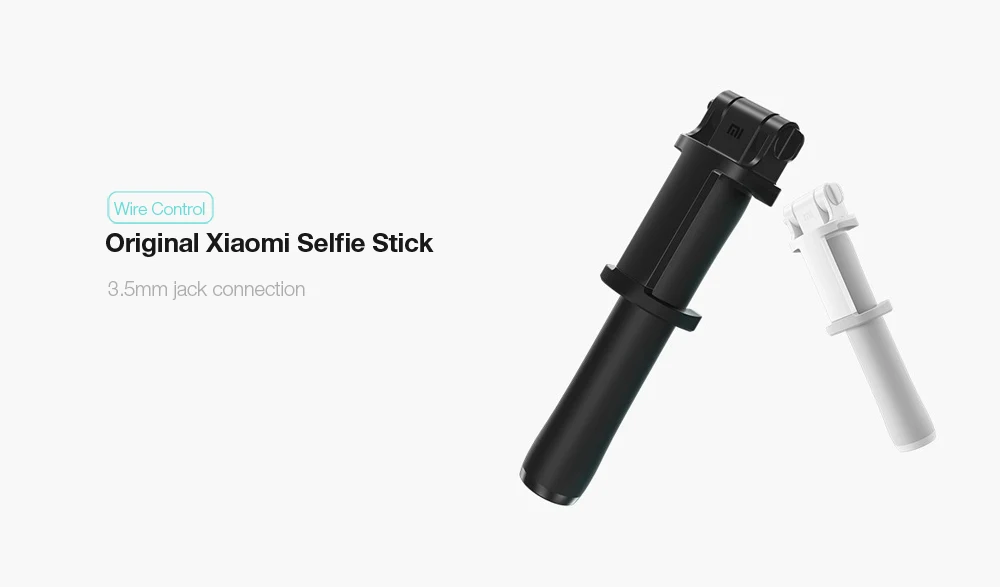 Xiaomi селфи палка монопод проводной селфи палка Выдвижная ручной затвор для iPhone Android смартфон
