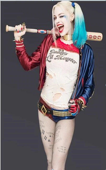 

Halloween Batman Harley Quinn Costume Suicide Squad Cosplay Fantasia Fancy Dress