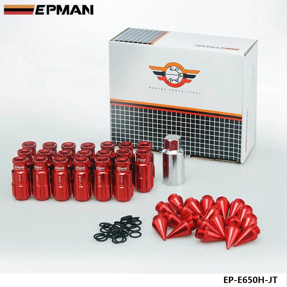 Аутентичные EPMAN формулы колеса стопорные гайки M12x1.25/M12x1.5 20 шт с шипами EP-E650H-JT-ALBZ