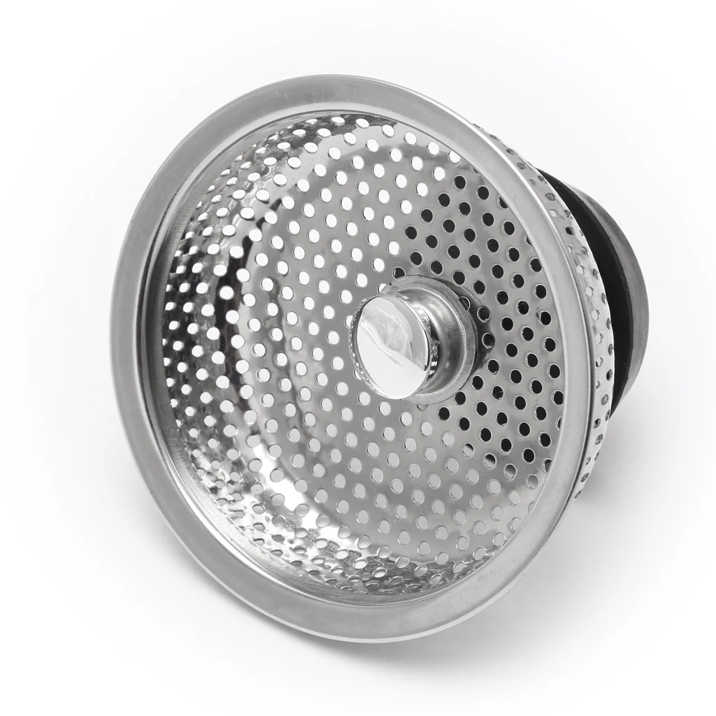 Mesh Kitchen Stainless Steel Sink Strainer Disposer Plug Drain Stopper Filter