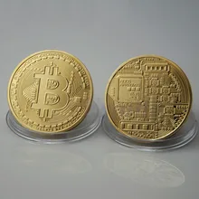Биткойн памятные коллекционные монеты BTC монеты Золото пластина искусство, Коллекционирование, подарок физический Металл антикварная имитация